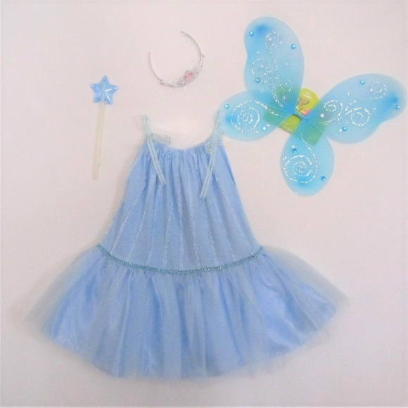 Have Heart Daily Other - Tutu Fairy Princess Dress Set Blue w/Accessory NEW